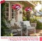 2 Pack Artificial Hanging Flowers in Basket Fake Porch Plants Artificial Hydrangea Arrangement in 12 Inch Coconut Lining Hanging Basket Flower for Outdoors Indoors(Mixed Colors)